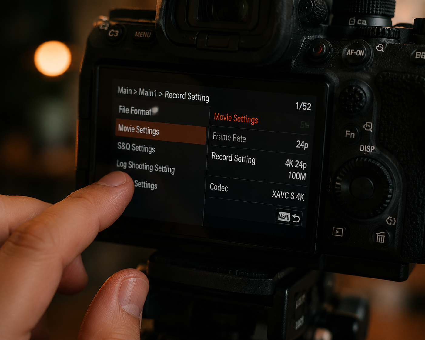 camera-4k-video-settings-interface